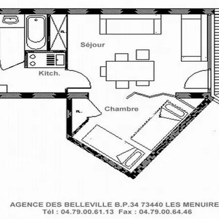 Apartment Lumineux Avec Acces Direct Aux Pistes, Balcon Sud Et Proche Des Commodites - Fr-1-344-959 *